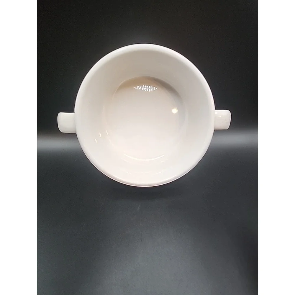 Vintage Tabasco Chili Ceramic Bowls Set Of 2 With Double Handles